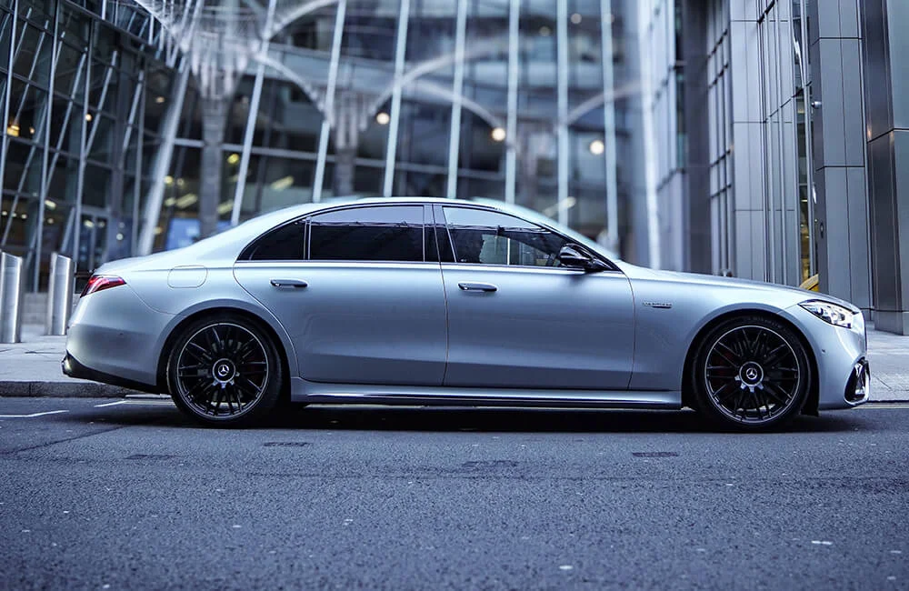 Mercedes S63 AMG Chauffeur transfers Service UK