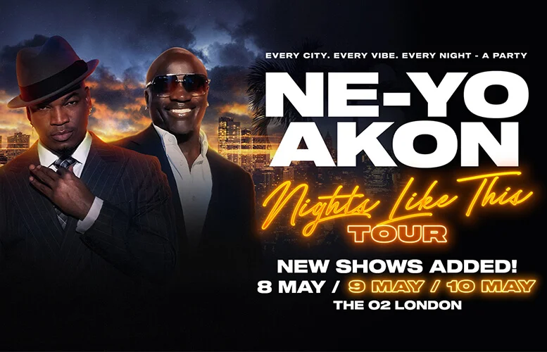 NE-YO & AKON music event ticket service