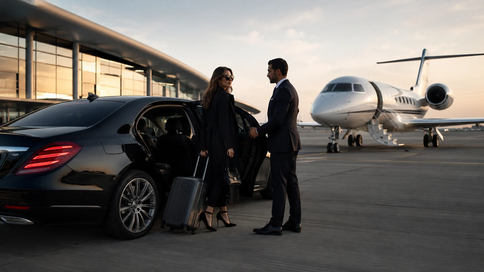 Private Jet Chauffeur Service London: Door-to-Aircraft VIP Travel
