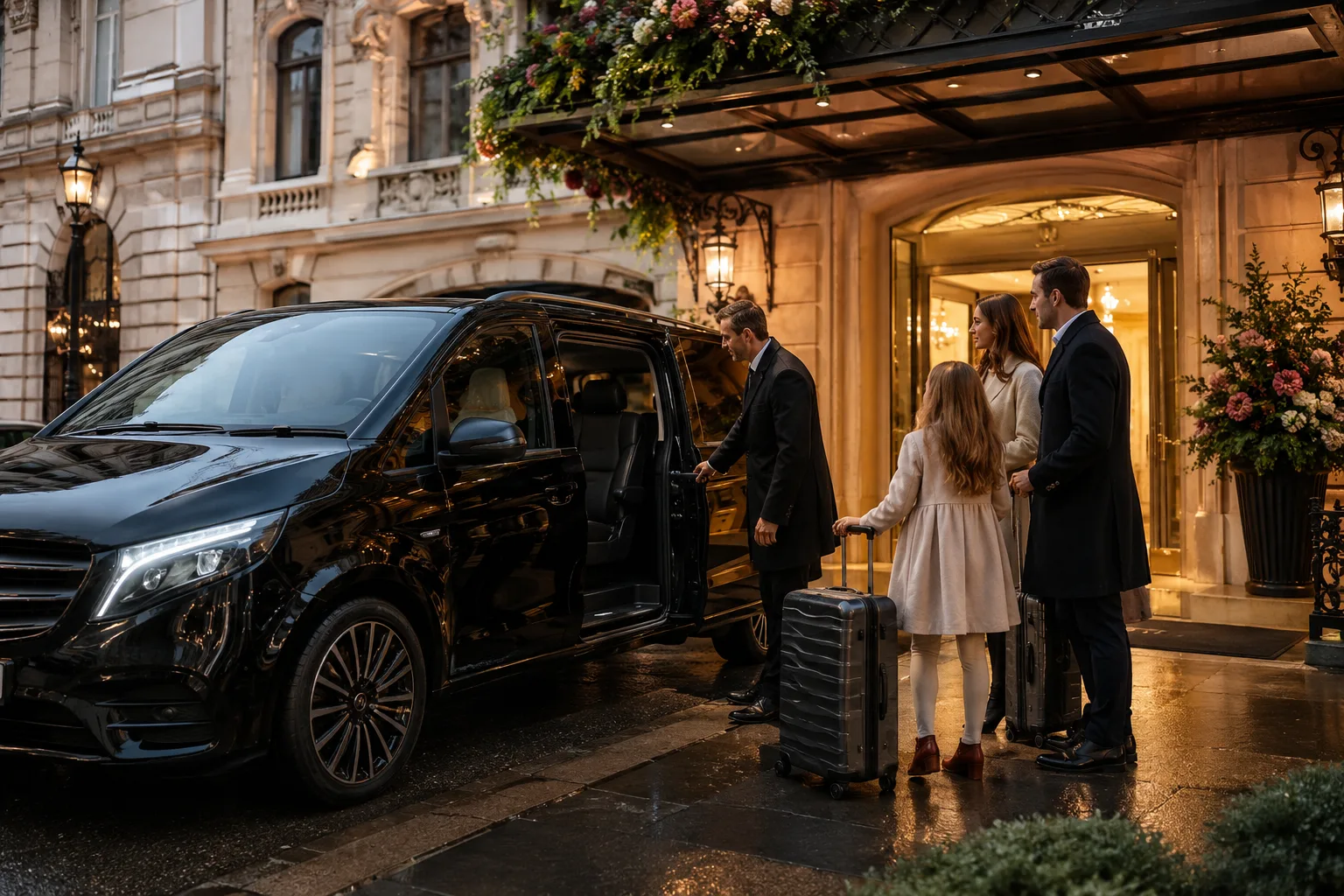 Mercedes V-Class Chauffeur London: Seats, Luggage & Airport Travel Guide