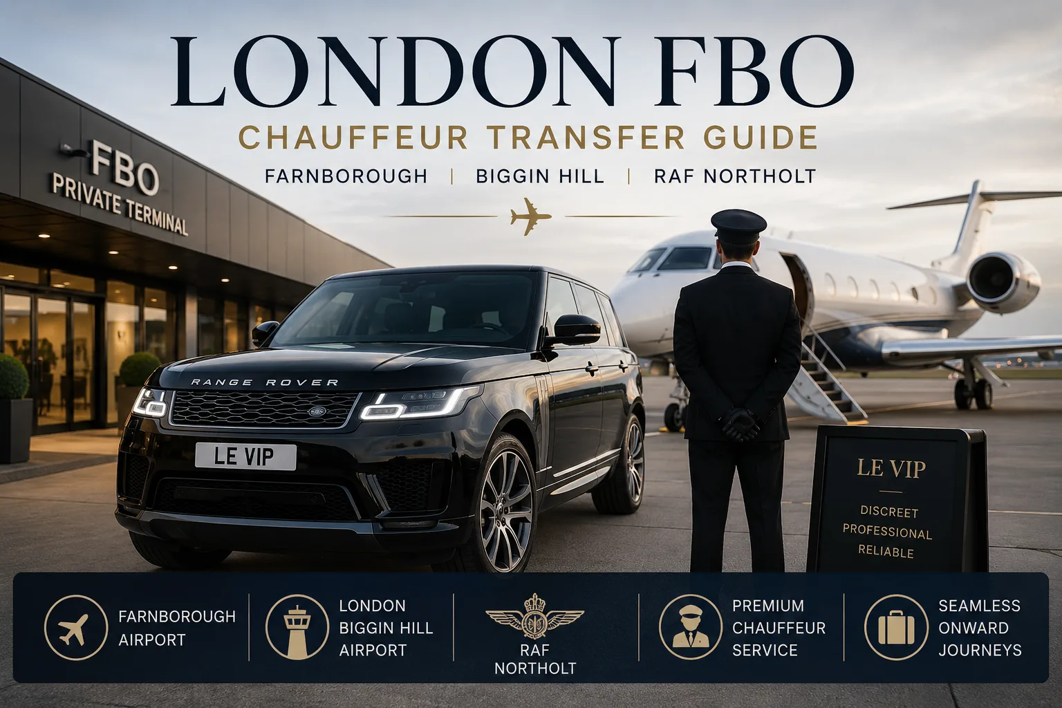 London FBO Chauffeur Guide: Farnborough, Biggin Hill and RAF Northolt