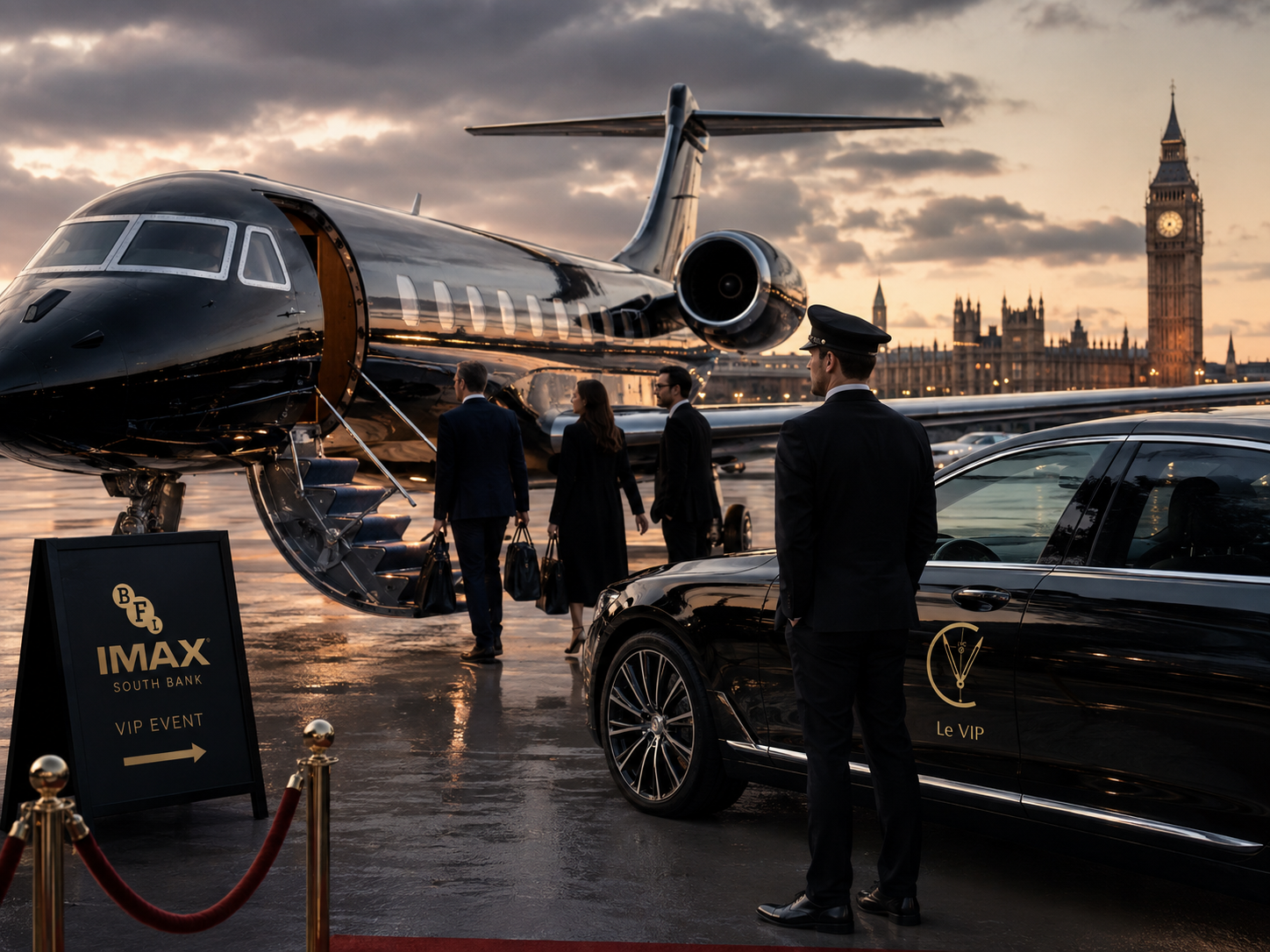 Private Jet Services and Chauffeur Travel for BFI IMAX Events