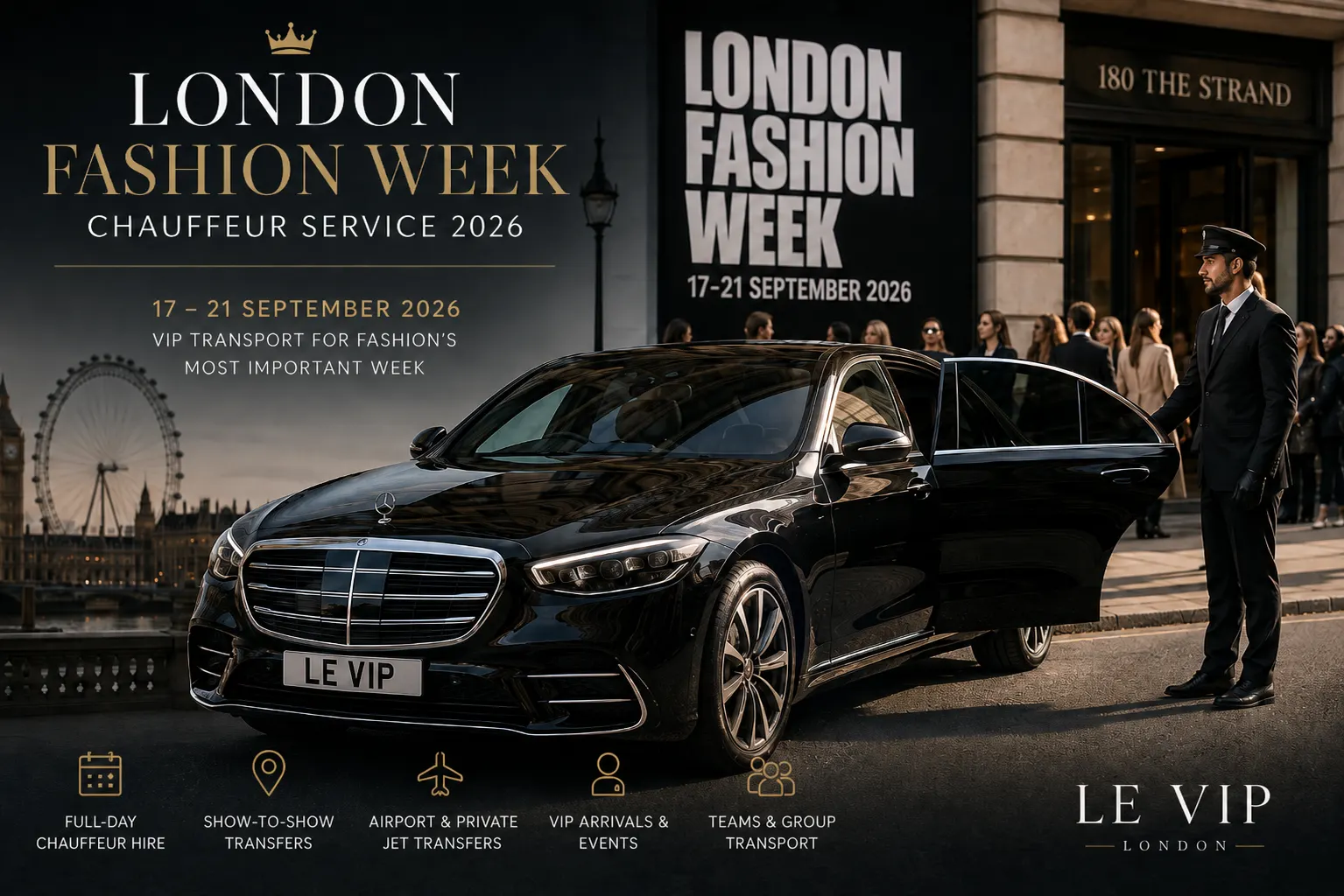 London Fashion Week Chauffeur Service 2026